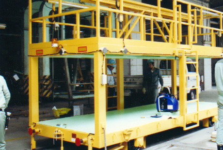 架線作業用塔車